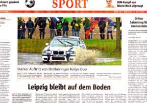 Rallyesprint Hof 2016 OTZ Heilborn-Gleisberg BMW